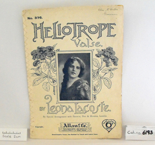 Music Book, Heliotrope Valse