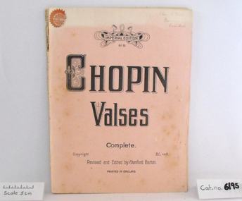 Music Book, Chopin Valses