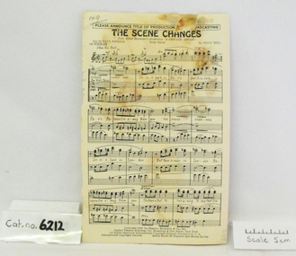 Sheet Music, The Scene Changes
