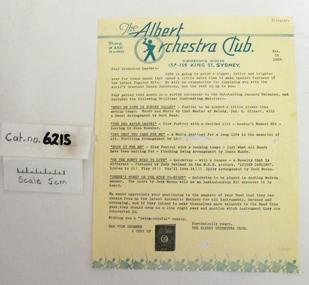 Circular (Music), The Albert Orchestra Club