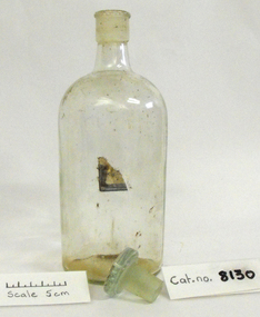 Pharmacy Bottle, Glass-stoppered Pharmacy Bottle, Circa 1900's