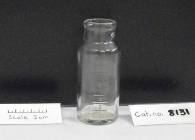Measuring Bottle, Small Glass Measuring Bottle, Circa 1900's