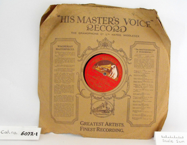 Phonograph record, Feodor Chaliapin - Song of the Volga Boatmen, The Prophet, op.49