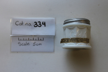 Domestic object - Jar, Nyal's, c.1908