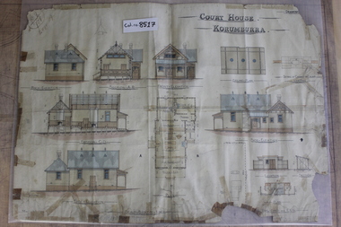 Korumburra Courthouse Plan, Court House. Korumburra, 27-04-1899