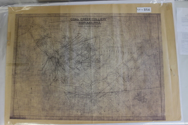 Map of Mine and Details, Coal Creek Colliery Korumburra