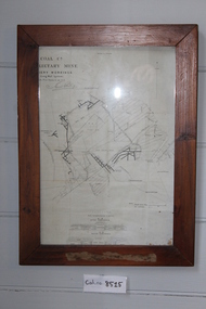 Farmed Mine Map, Map Of Underground Workings of Coal Creek Mine, 1896