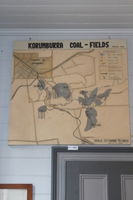 Map of Korumburra's Coal, Korumburra Coal Fields, 1910