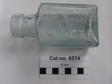 Bottle, medicine, S. Kutnow & Co Ld