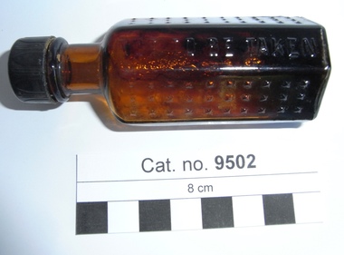 Bottle, glass, 1934 onward