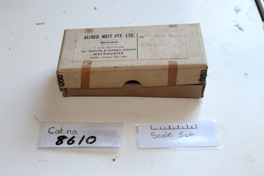 Carboard box with glasses
