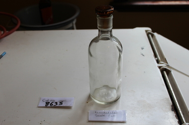 large glass bottle
