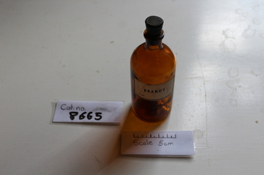 Medical alcohol bottle, Brandy
