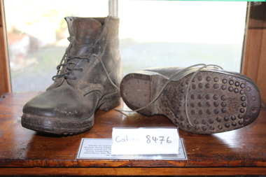 Miners hobnail boots