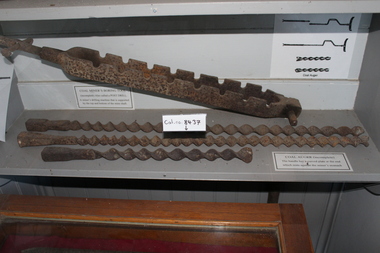 Incomplete coal auger