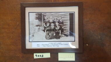 Photograph - Photograph, framed, O.Gilpin Store Staff Leongatha, c.1940