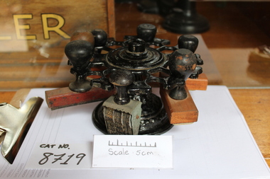 Stamp holder with stamps