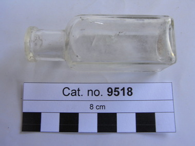 Bottle, glass, 1900-1912