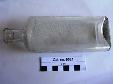 Bottle, glass, c. 1929-1950's