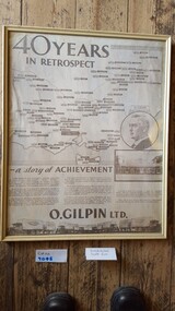 O.Gilpin's Stores Advertisement, The Herald newspaper, 40 years in retrospect, October 15 1934