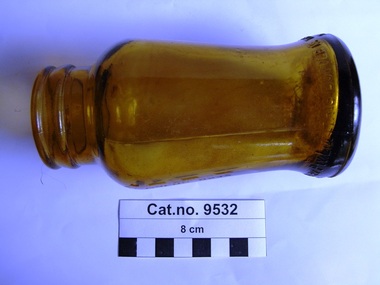 Bottle, glass, 1938-1950's