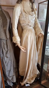 Cream Wedding dress, C.1906
