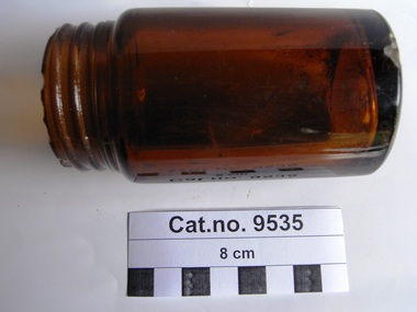 Bottle, glass, c. 1913-1957