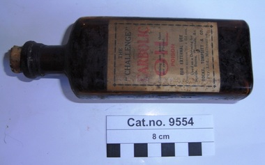 Bottle, glass, c.1929 - c. 1956
