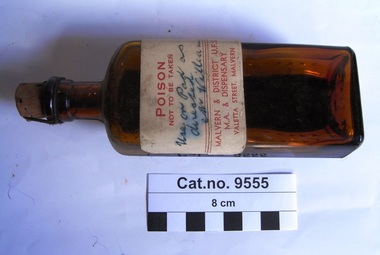 Bottle, glass, 1918 - c. 1925