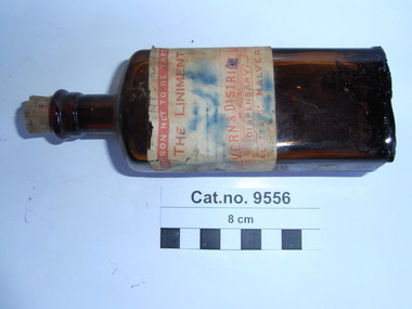 Bottle, glass, c.1818 - c.1925