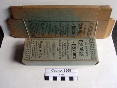 Cardboard box, Dr. Marshalls Neuralgic Mixture