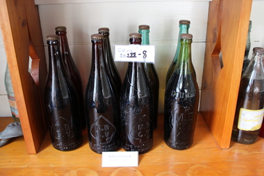 Filled Beer Bottles