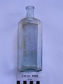 Bottle, glass, c.1887- c.1903