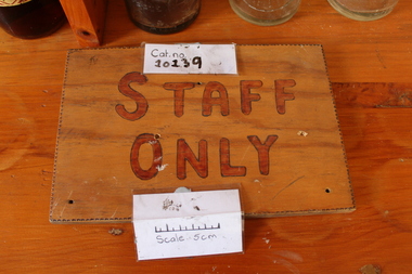 Staff Only Sign