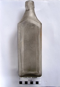 Bottle, glass, Scott & Browne, c. 1890