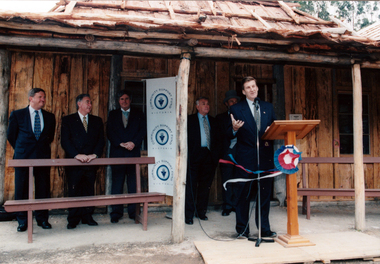 Photograph, Relaunch Day, April 1st, 1998 - Coal Creek Community Park & Museum