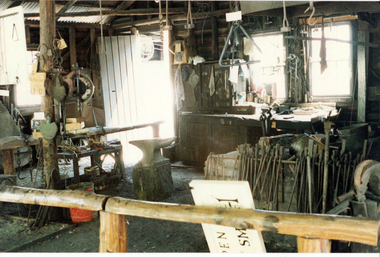 Photograph (item) - Blacksmith's Forge, Interior