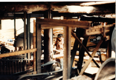 Photograph (item) - Sawmill Interior, Coal Creek Community Park & Museum