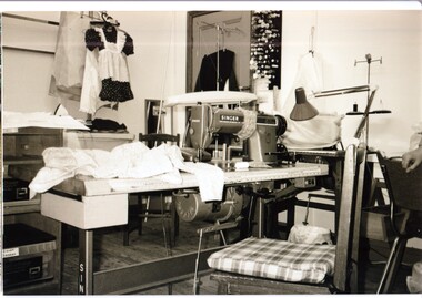 Photograph (item) - Sewing Room, O.Gilpin's Clothing, Coal Creek Community Park & Museum