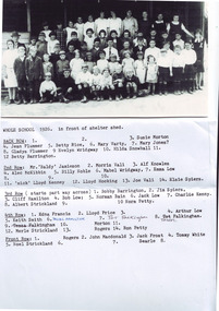 Photo Mt Evelyn Primary School 1926, Mt Evelyn Primary School whole school 1926