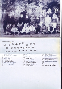 Photo MEPS 1921, Mt Evelyn Primary School pupils 1921