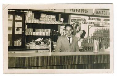 Interior of a milk bar.