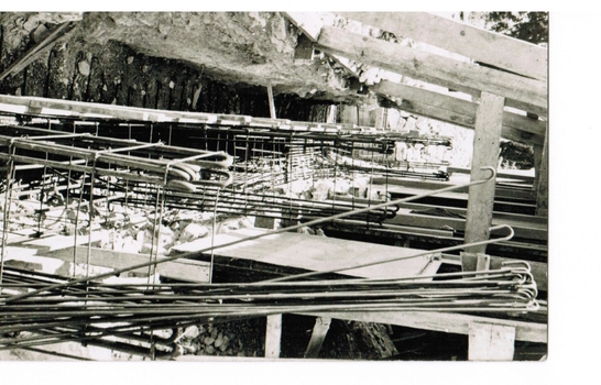 Building damaged by an earthquake.