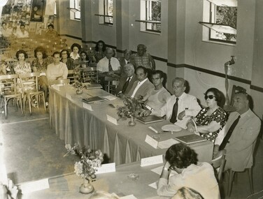 Photograph, George Andreatou, Conference of  expatriates, 17 July 1976