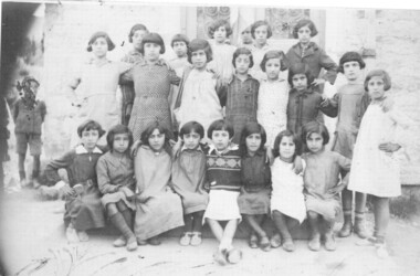 Photograph, Platrithia school girls, 1931