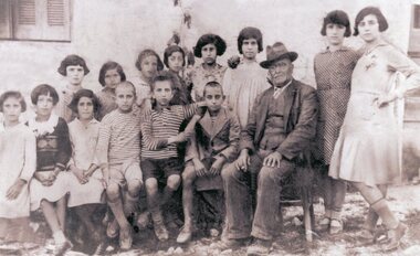 Photograph, School group, Platrithia Ithaca, 1931