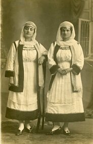 Photograph, Williams Studios, Greek women in traditional dress, c 1920s