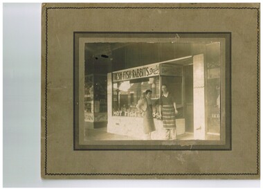 Photograph, Fresh fish and rabbits, c1930s