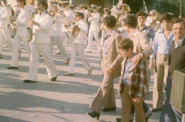 Photograph, Brass band, Ithaca, c1970s