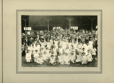 Photograph, Picnic celebration, c 1930's